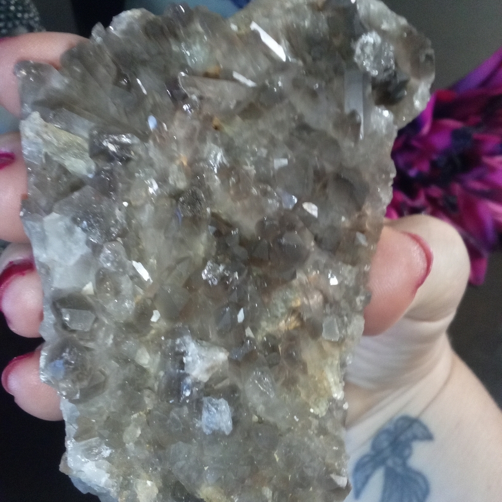 Smoky Quartz Cluster From Brazil - Picture 5 of 13